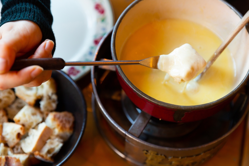 fondue de queso facil, receta fondue queso facil, receta fondue